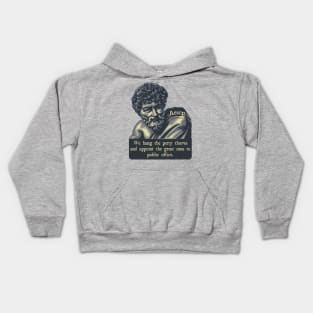 Aesop Portrait and Quote Kids Hoodie